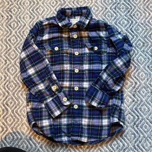 Crewcuts factory plaid flannel button down